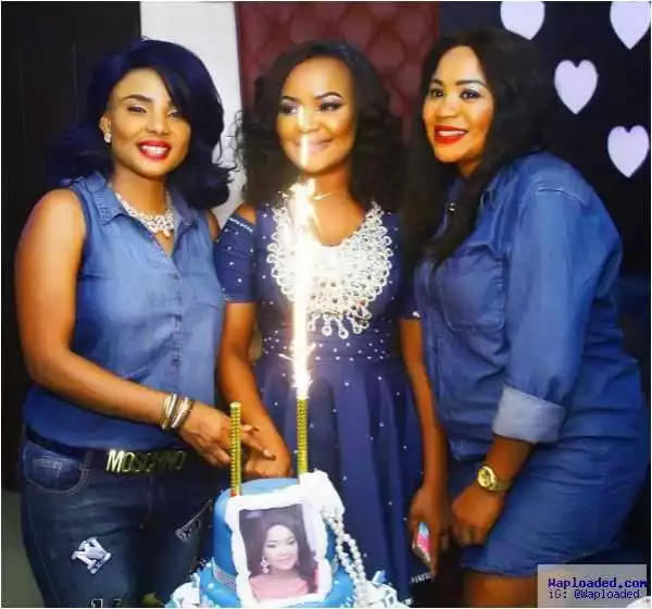 Photos: Actress Iyabo Ojo Looks Fab As She Attends Denim Themed Birthday Party